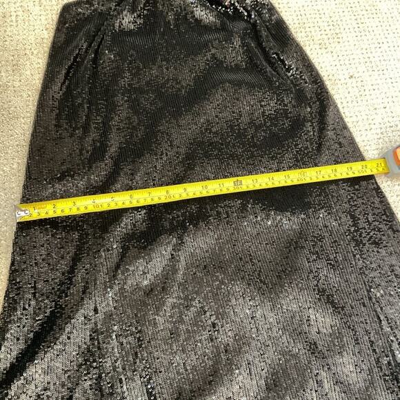 NWT A.L.C. Alexis Black Sequin Cutout Dress Size 2 - Picture 13 of 14